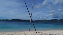 Indahnya Pemandangan Pantai Pulau Buaya (Dokpri)