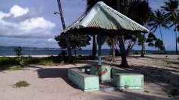 Saung Tempat Bersantai Menikmati Pantai (Dokpri)