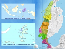 Peta Lokasi Kabupaten Halmahera Barat; Hasil Olahan Peneliti dari Berbagai Sumber