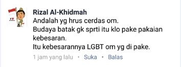 salah satu komentar
