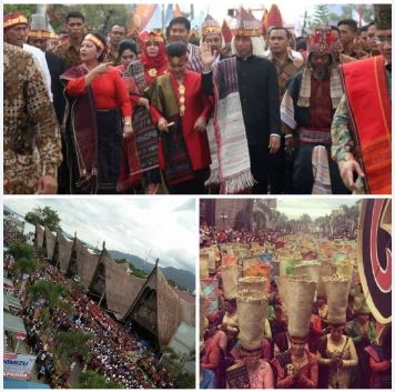 suasana festival danau toba