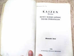 Buku utama rujukan Kaizen karya Masaaki Imai - Foto: @angtekkhun