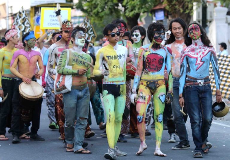Kelompok HMJ Etno ISI Yogyakarta (dok. pribadi)