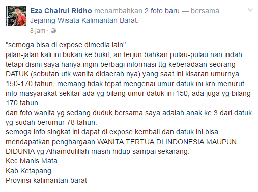 Sumber: @ezachairulridho