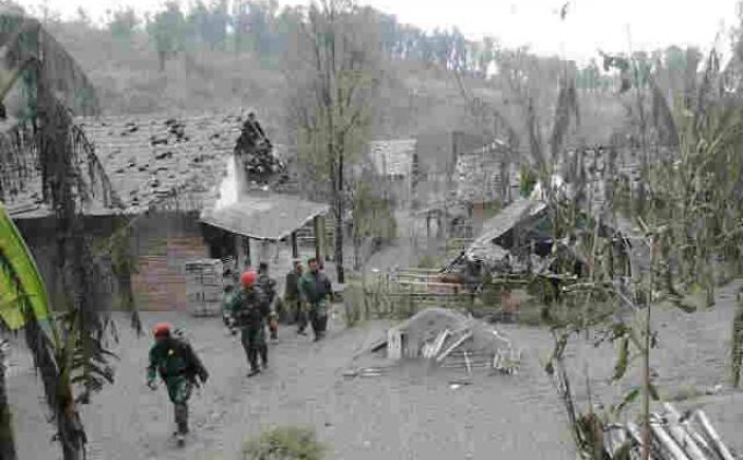 Dampak erupsi Gunung Kelud. (Foto: tribunnews.com)