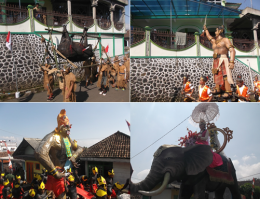 Aneka bentuk kreativitas dan inovasi peserta lomba karnaval Gerbo, dok.pri