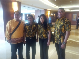 Pengurus AMPG; Achmad Annama (Wasekjen), Nursyam Halid (Sekjen), Harumi Primasari (Wabendum), Syafaat Perdana (Ketua) (foto: koleksi pribadi)