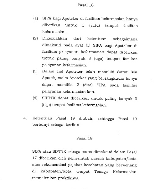 Pro Dan Kontra Apoteker Terhadap Permenkes Nomor 31 Tahun