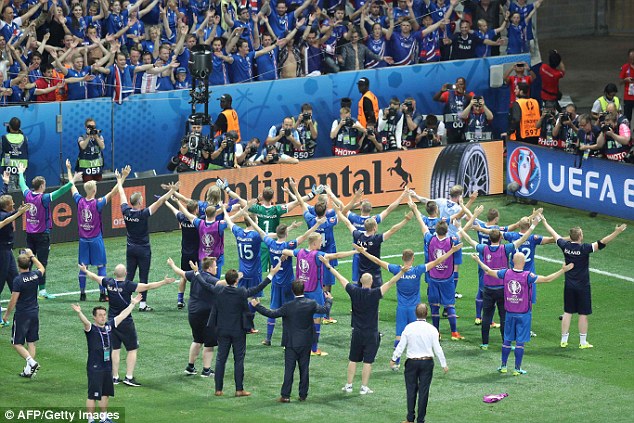 Islandia yang mengejutkan di Piala Eropa 2016/ sumber : Dailymail