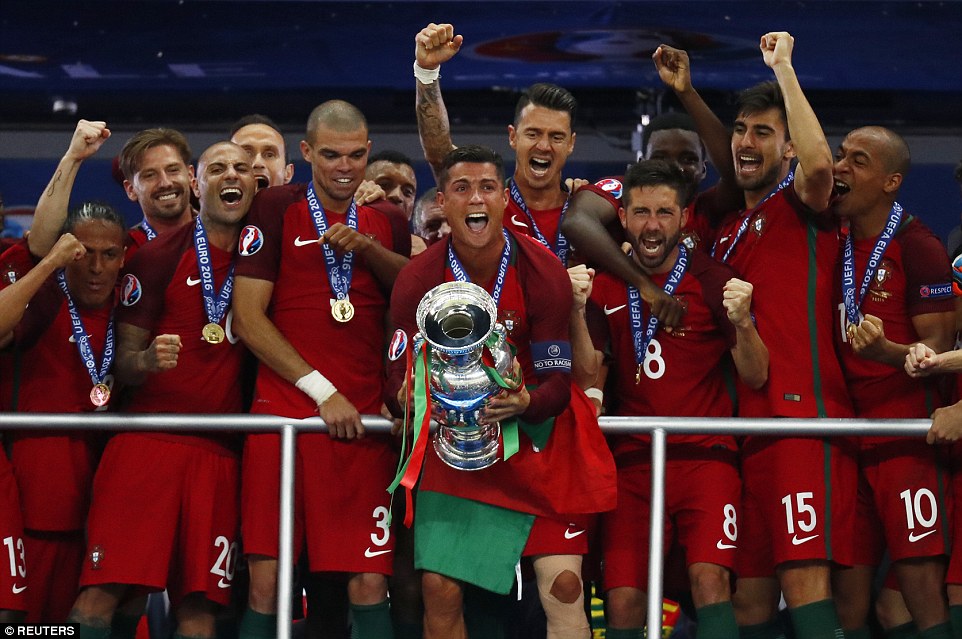 Portugal juara Piala Eropa 2016 / Sumber : Dailymail