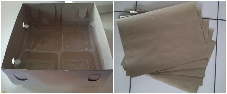 Produk kemasan makanan dari kertas daur ulang (Foto: istimewa)