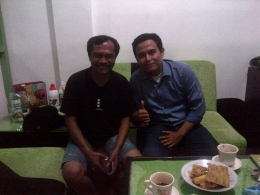 Penulis Dengan Masril Koto di Kantor Cabang PT. Vasham Bandar Lampung, Sabtu (27/08/2016)