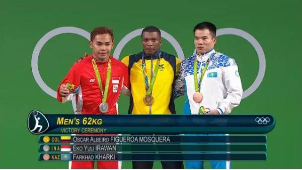 Medali perak Eko Yulianto. NBC.com