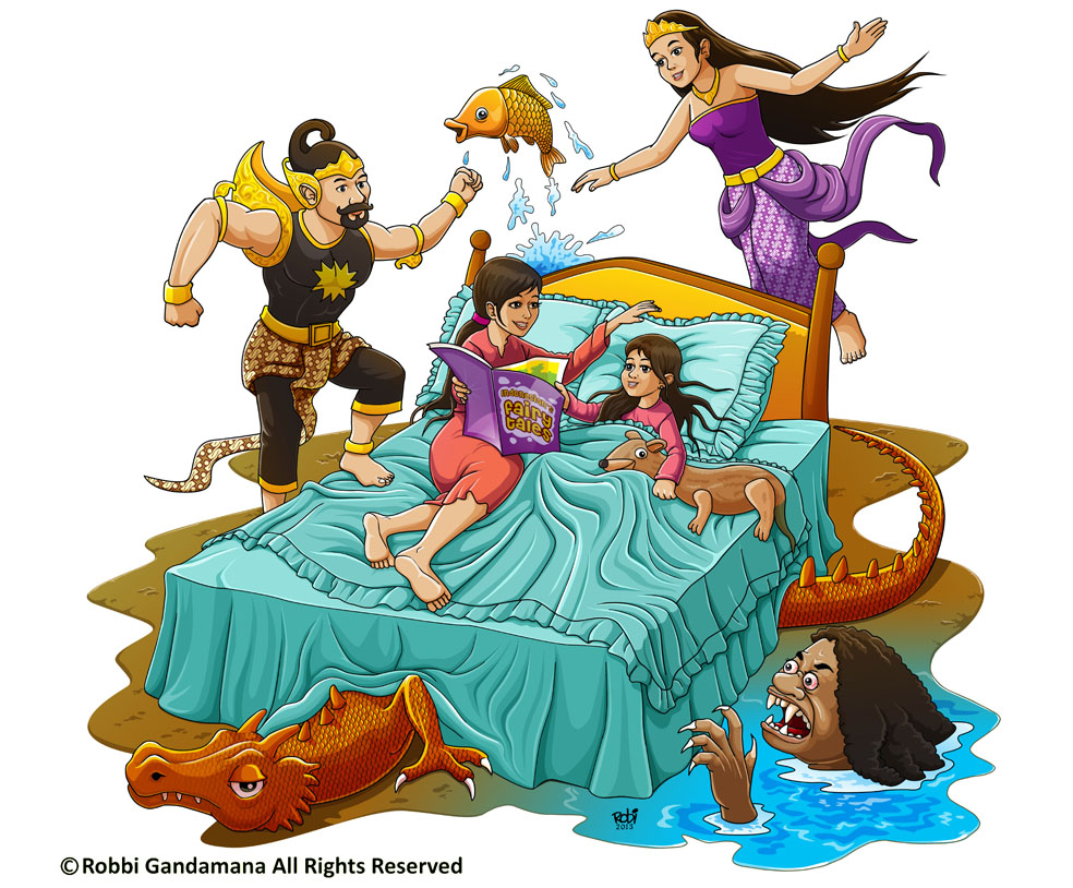 'Mother is the Great Storyteller' by Robbi Gandamana