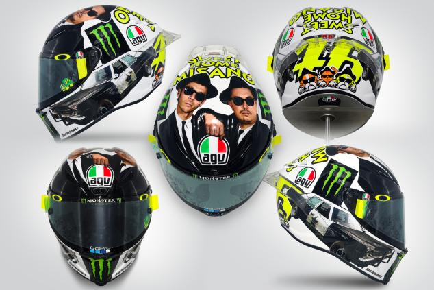 helm baru Vale (dok.motogp.com)