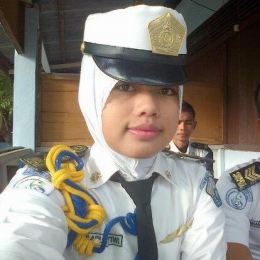 Sarasti Pertiiwi saat jadi siswa SUPM Ladong Aceh. (foto: doc. Tiwi)