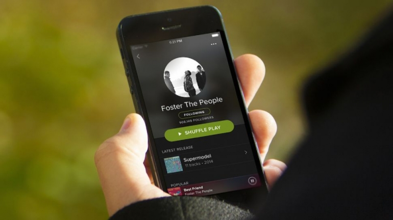 Layanan musik Spotify. Techradar.com