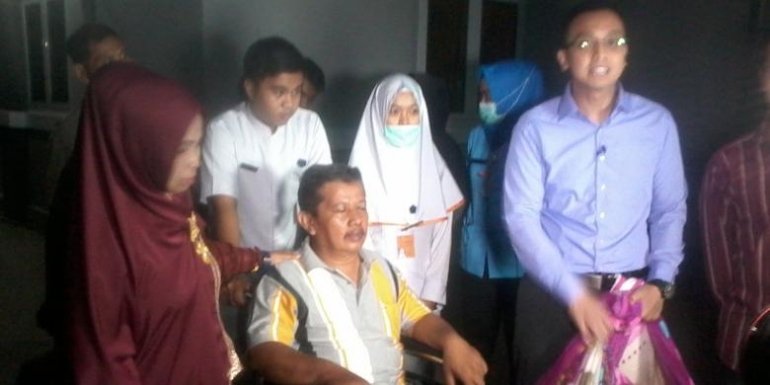 Dasrul, guru SMK 2 Makassar yang dianiaya. Tribunnews.com