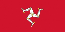 Bendera Isle of Man. Sumber: Wikipedia.org