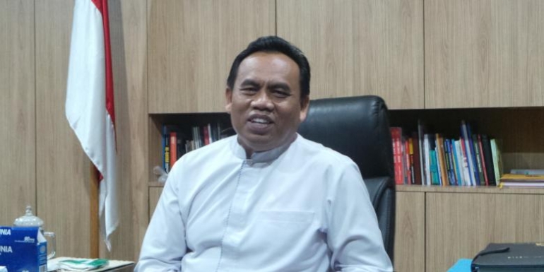 Sekretaris Daerah (Sekda) DKI Jakarta Saefullah saat ditemui wartawan di ruang kerjanya di Balai Kota, Kamis (28/4/2016). (Kompas.com/Kurnia Sari Aziza)