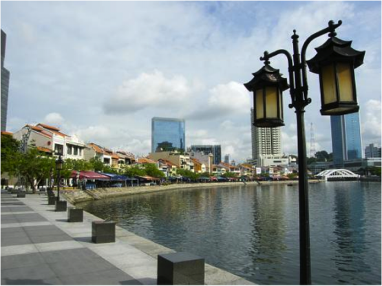 Singapore River after the clean up from the early 1980s-today (https://ssa1207photoessay.wordpress.com/tag/photoessay/)