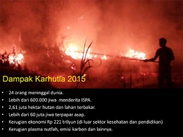 Karhutla = Kebakaran hutan dan lahan (Sumber: BNPB/Nangkring Kompasiana)