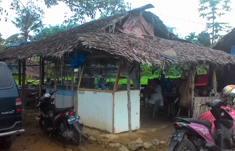 Pondok Puyu, rumah makan satu-satunya di Kota Padang yang menyajikan kuliner spesifik goreng puyu. (DOK. PRIBADI)
