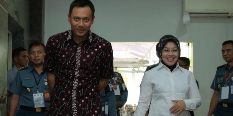 Pasangan Agus-Sylviana. Kompas.com