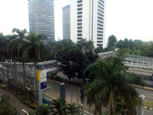 Jembatan Penyeberangan Orang (JPO) di Dukuh Atas, Jakarta Pusat (dokpri)