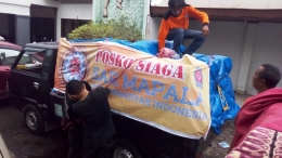 Persiapan Pengiriman Bantuan Ke Garut (foto pribadi)