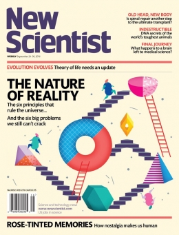 New Scientist salah satu majalah ilmiah bergengsi dunia tempat dipublikasikannya temuan temuan baru. Sumber: www.newscientist.com