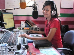Pengalaman saya siaran di salah satu radio komunitas di Kediri (dokpri)