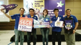 para pemenang lomba acara Networ rally XL 4G LTE surabaya