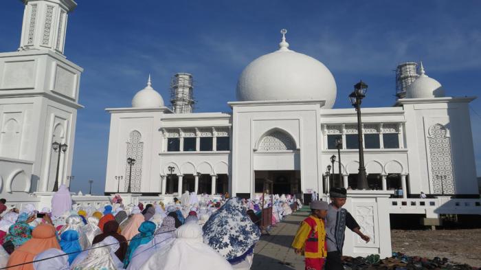 Masjid Agung Oesman Al-Khair. Foto dok. Muhammad Fauzi, Tribun Pontianak