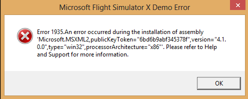 error msxml