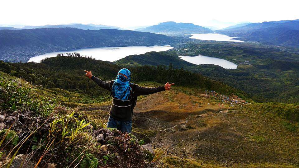 Pemandangan dari tanjakan pertama (dokpri)