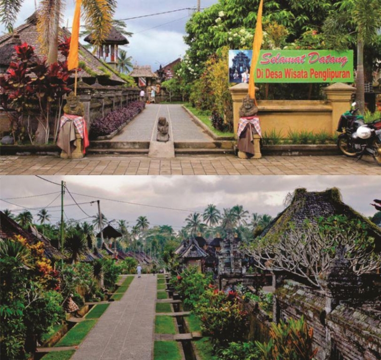 Suasana di Desa Penglipuran, Bangli, Bali (sumber gambar: www.baliinspirasi.com)
