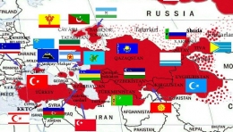 Negara, Negara Bagian atau Wilayah Otonomi Penutur Bahasa Turki. Sumber : http://vestnikkavkaza.net/news/politics/68106.html