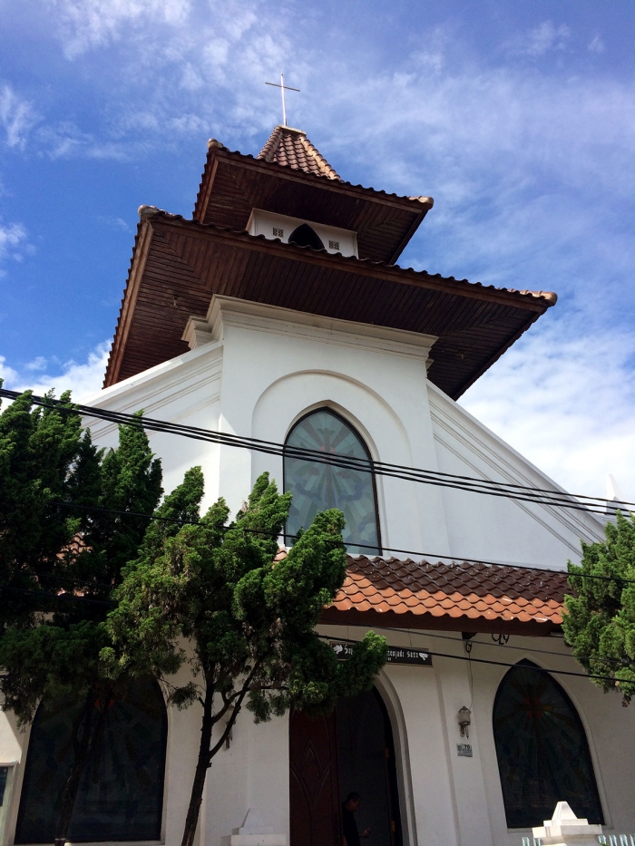 Gereja GBIP Immanuel di Jalan Pemuda yang dibangun pada tahun 1700-an. (Foto: Diella Dachlan)