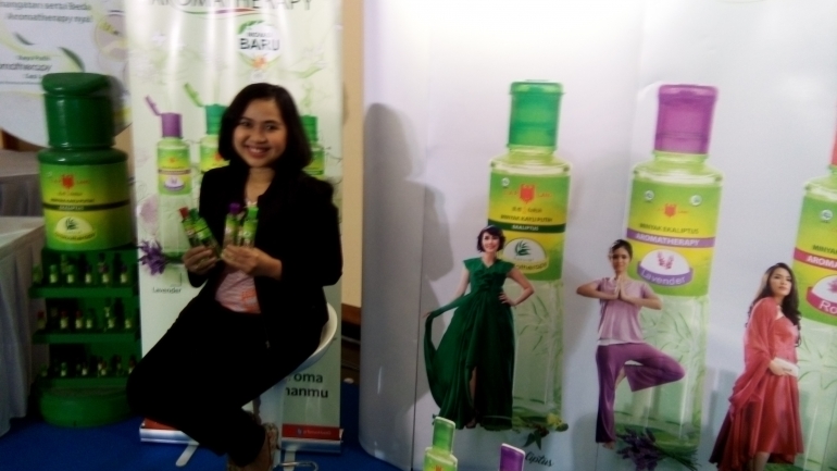 Astrid Adelaide, Brand Manager “Kayu Putih Aromateraphy” (Foto: kompasiana.com/Syaiful W Harahap)