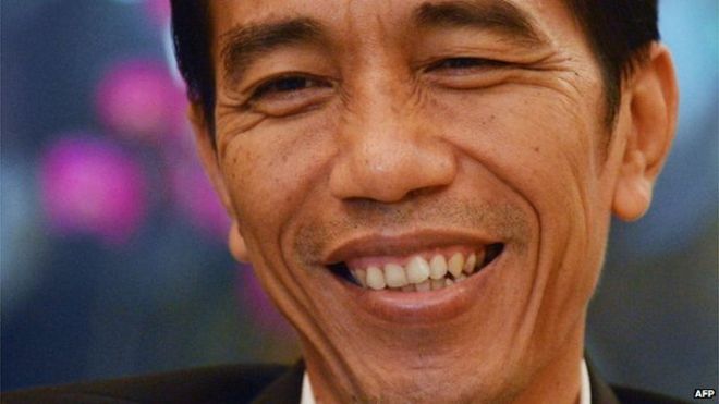Jokowi adalah presiden ketujuh Indonesia. Sumber: BBC Michael Bristow