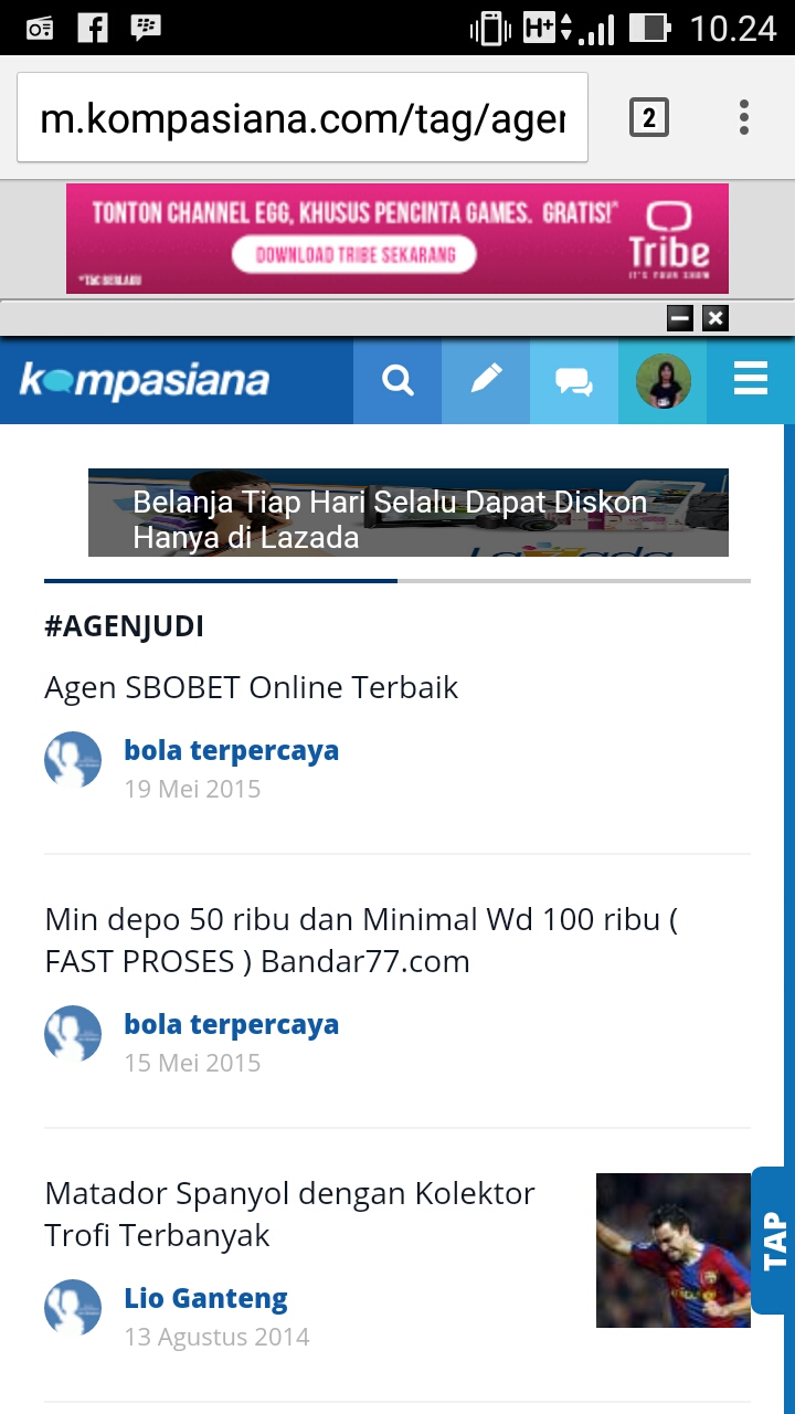 Udah judi nge tag pula yang begini cari Suspened| Dokumentasi pribadi