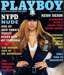 Sampul Majalah “Playboy” (Repro: the news in queens - WordPress.com)