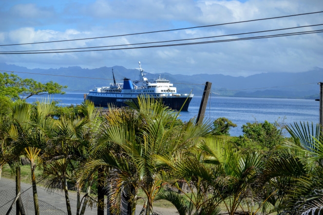 Dari Savusavu berlayar kembali ke Taveuni (Dok. Cech)