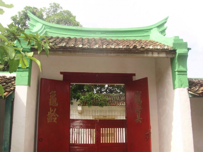 Gerbang salah satu rumah tua di Lasem| Dokumentasi pribadi