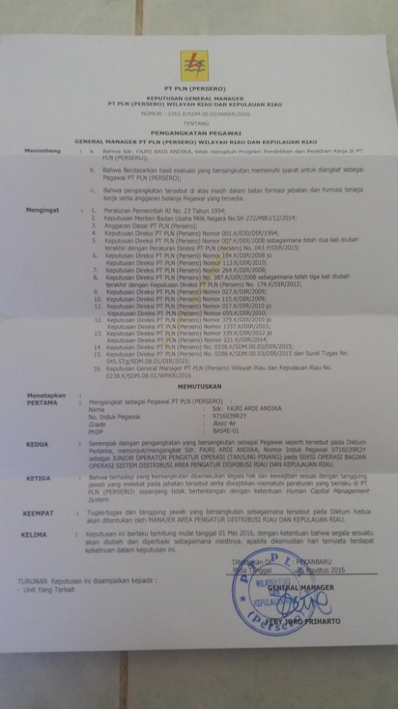 Perjuangan Menjadi Pegawai Pln Halaman All Kompasiana Com