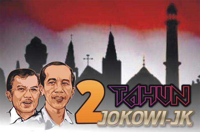 2 Tahun Jokowi JK . Sumber : Warta.co