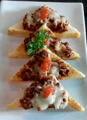 Beef Bruschetta sebagai appetizer (dokpri)