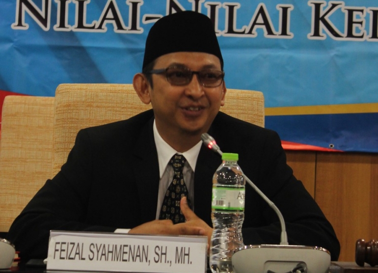 Feizal Syahmenan, S.H., M.H., mengingatkan akan bahaya liberalisme. (dokpri)