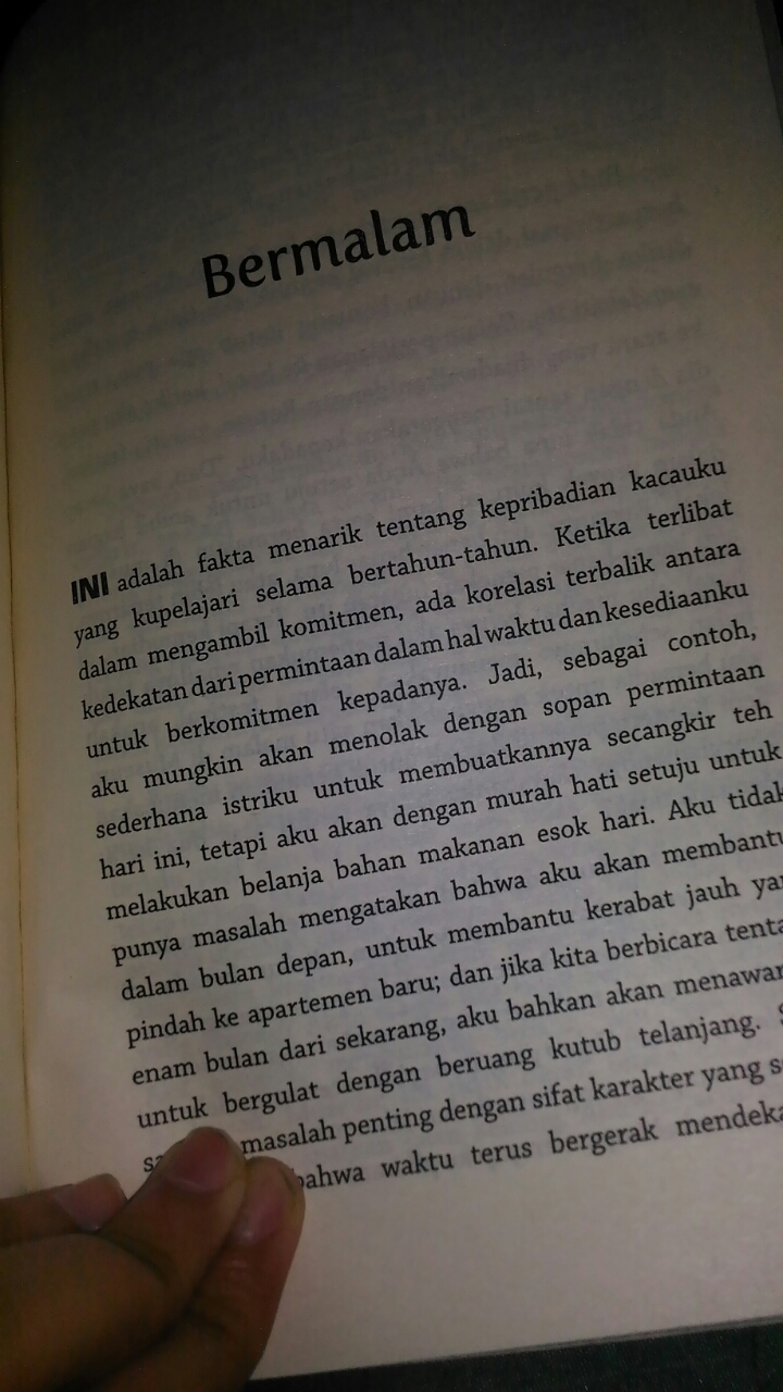 Salah satu potongn kisah dalam buku The Seven Good Years Etgar Keret ¦ Dokumentasi Pribadi